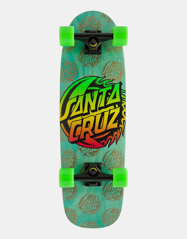Santa Cruz Eclipse Dot Street Cruiser Skateboard - 8.79" x 29.05