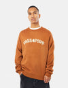 Pass Port Sham Knit Sweater - Rust