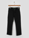 Route One Straight Fit Kids Jeans - Black