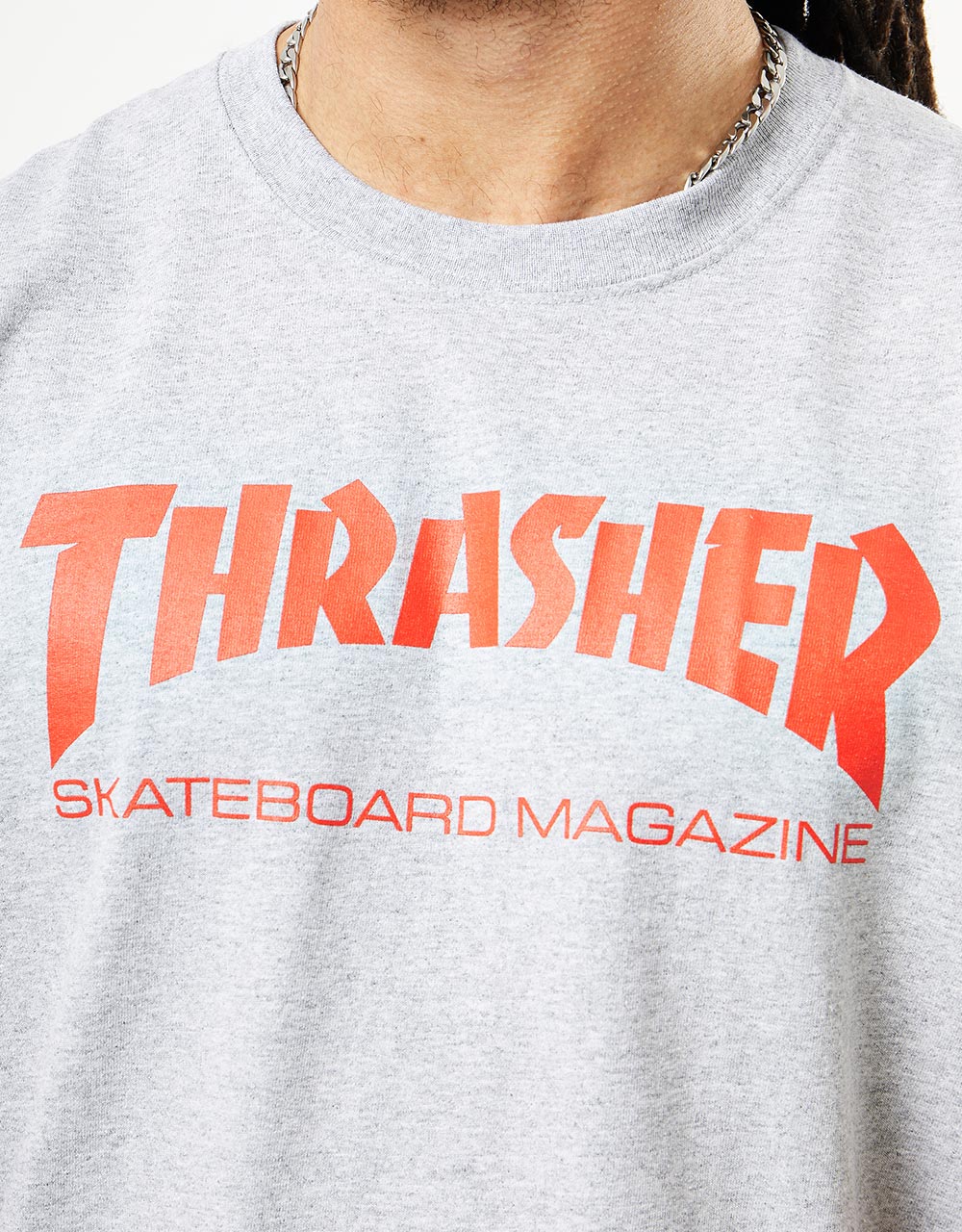 Thrasher Skate Mag T-Shirt - Heather Grey
