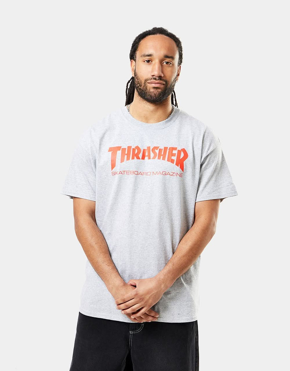 Thrasher Skate Mag T-Shirt Heather Grey – Route One