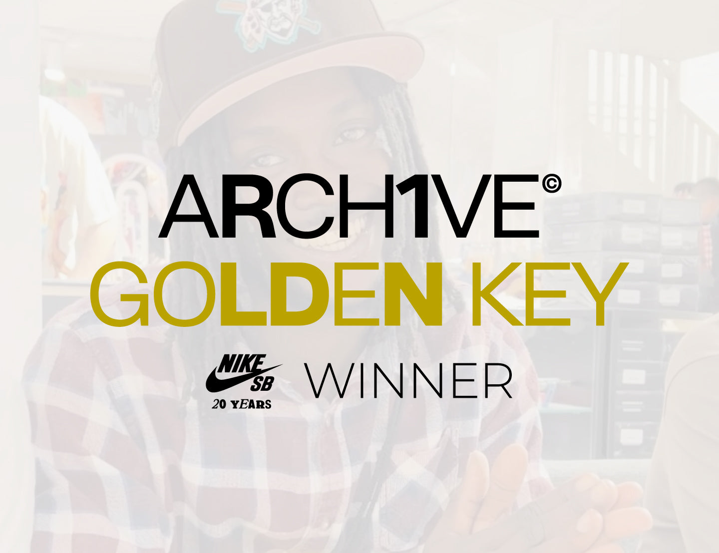 Golden Key Winner #3 at 20 Years of Nike