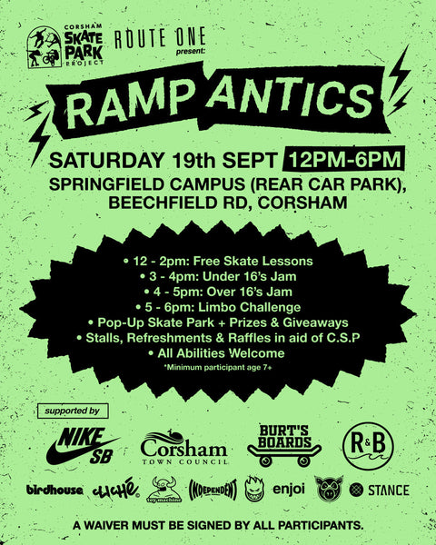 Corsham Ramp Antics 2026 Event Information