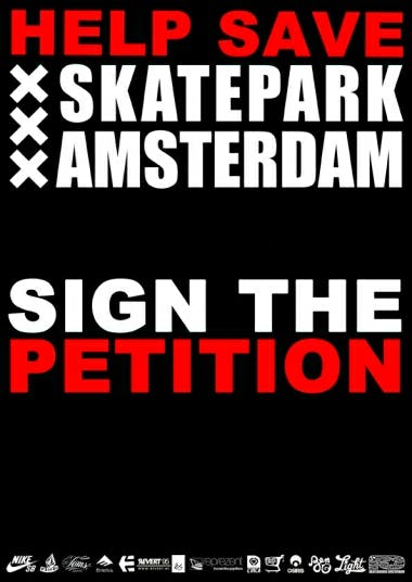 Save Skatepark Amsterdam