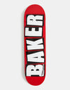 Baker Brand Logo Skateboard Deck - White