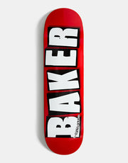 Baker Brand Logo Skateboard Deck - White