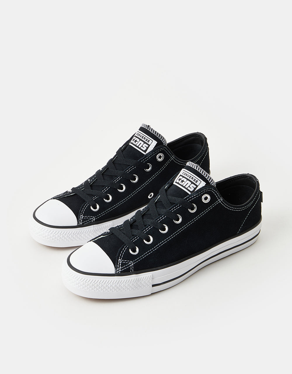 Converse CONS CTAS Pro Suede Skate Shoes - Black/Black/White