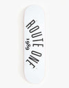 Route One Arch Logo 'OG Shape' Skateboard Deck - 7.75"