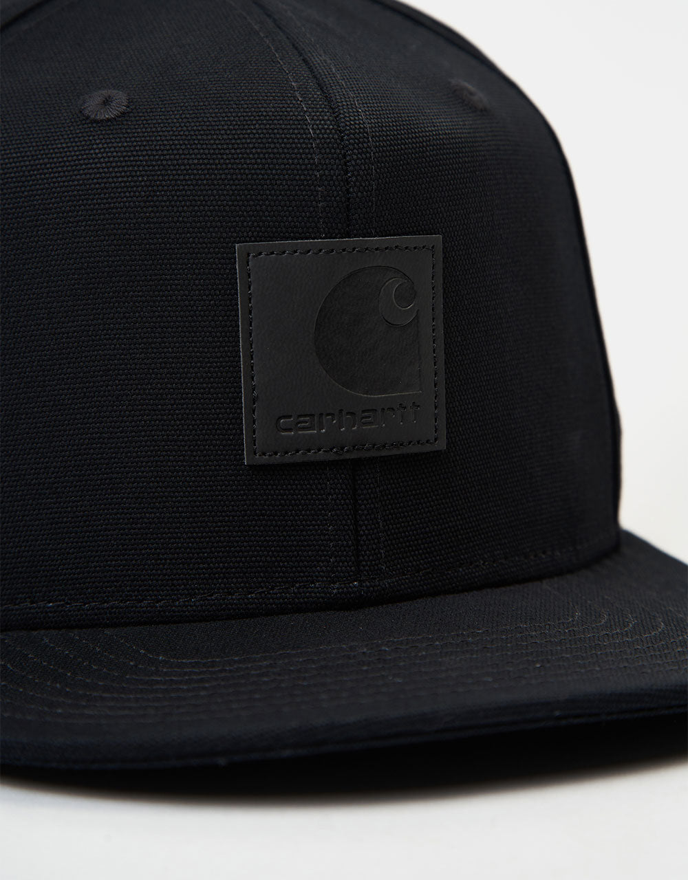 Carhartt WIP Logo Snapback Cap - Black