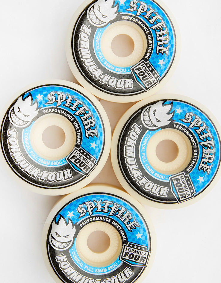 Spitfire Formula Four Conical Full 99d Team Wheel - 58mm