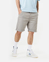 Route One Roll Up Chino Shorts - Grey