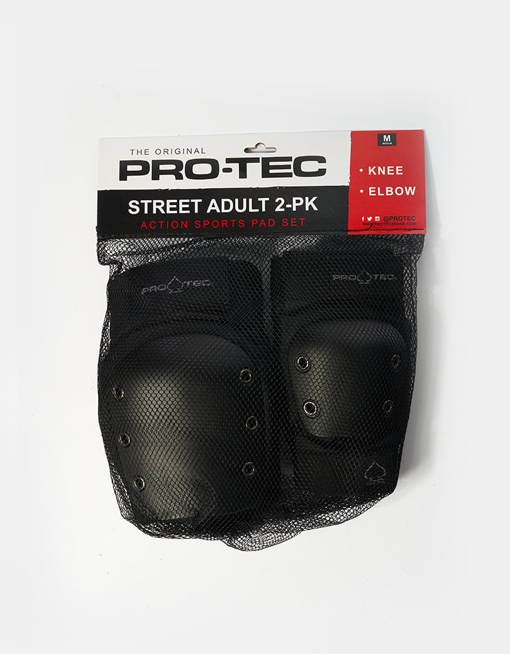 Pro-Tec Knee & Elbow Padset - Black