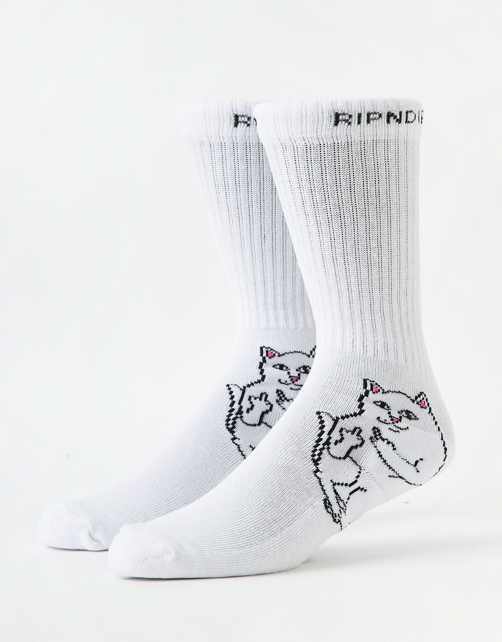 RIPNDIP lord nermal socks in black RIPNDIP lord nermal socks in black