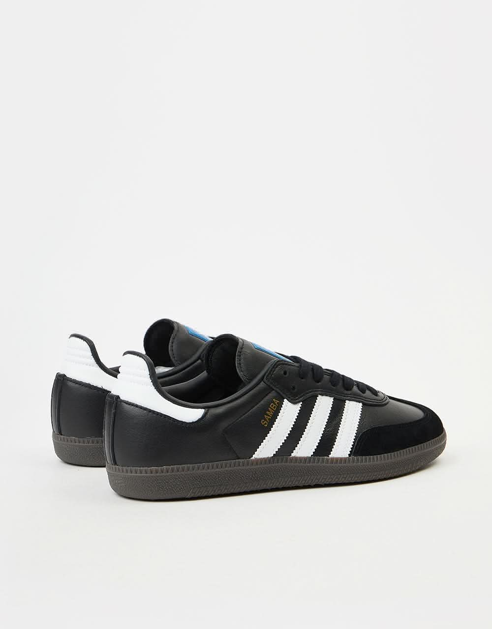 Adidas Samba ADV Skate Shoes - Core Black/White/Gum – Route One