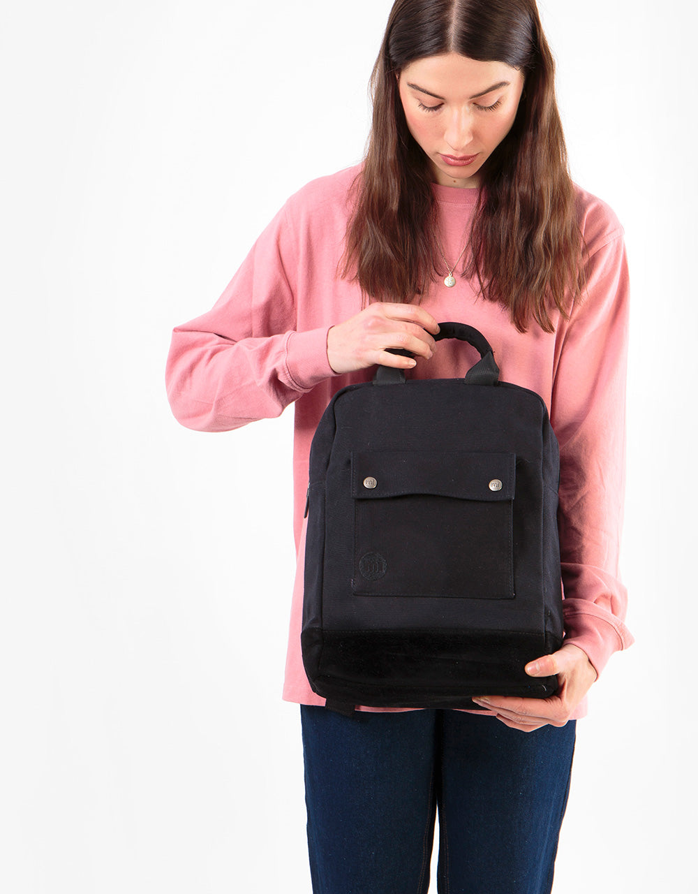 Mi-Pac Tote Backpack - Canvas Black