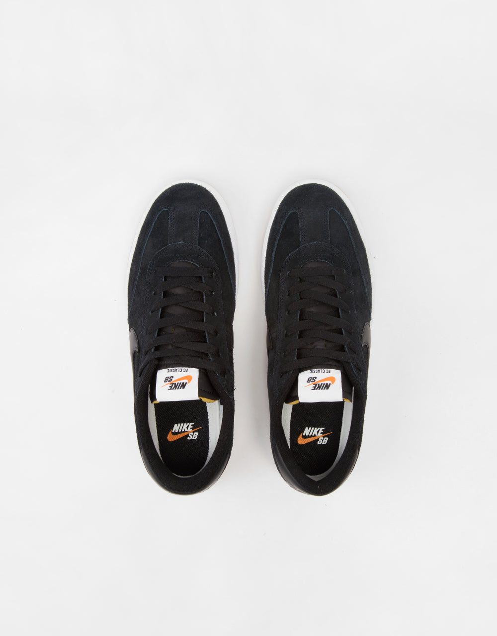 Nike SB FC Classic Low Skate Shoes - Black/Black-White-Vivid Orange
