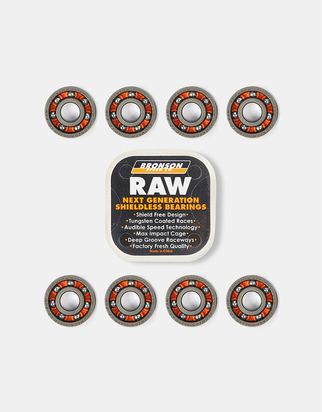 Bronson Speed Co. RAW Shieldless Bearings