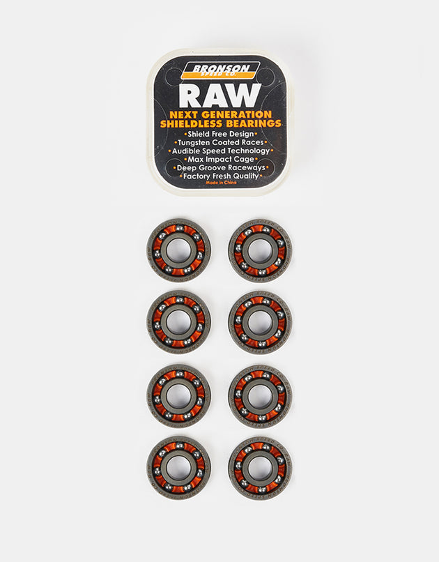 Bronson Speed Co. RAW Shieldless Bearings