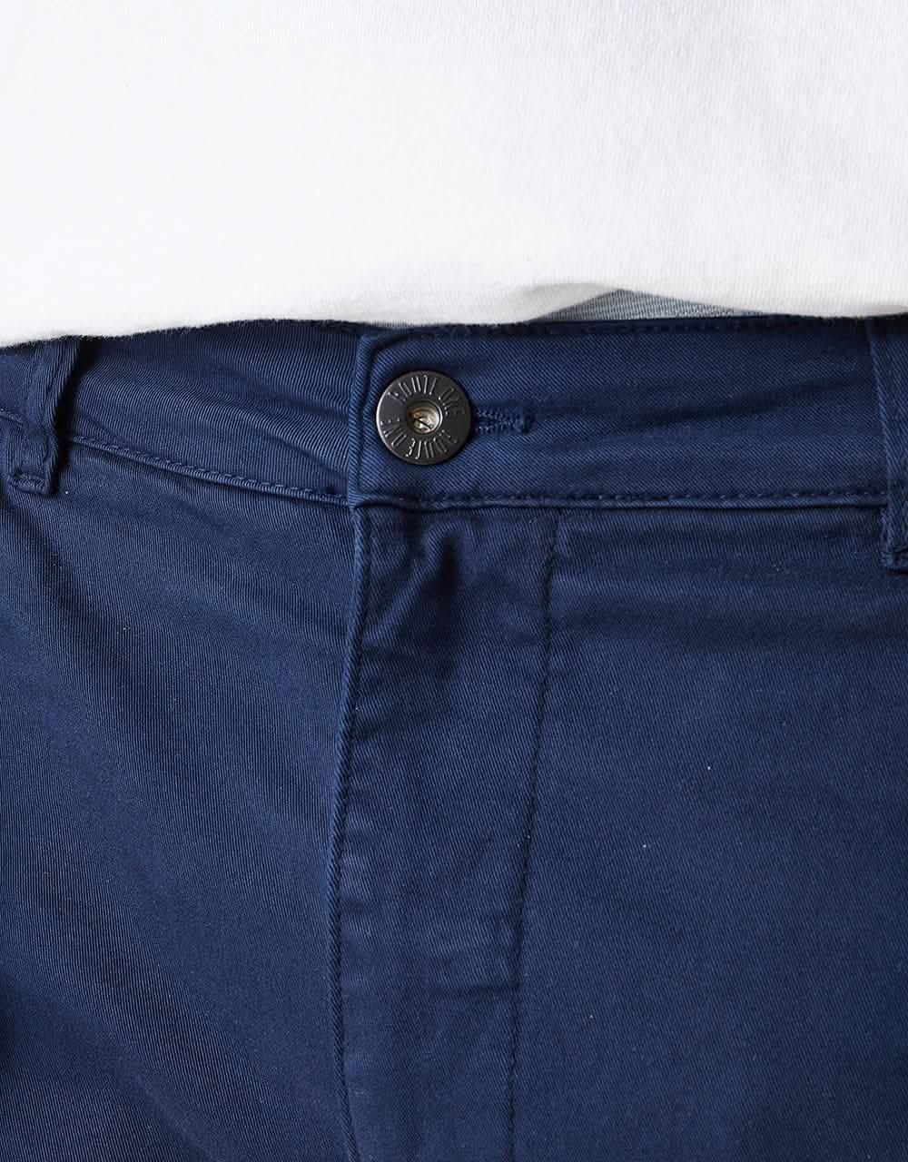 Route One Premium Relaxed Fit Chinos - Navy