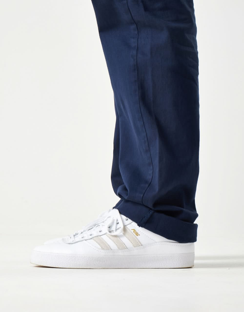 Route One Premium Relaxed Fit Chinos - Navy