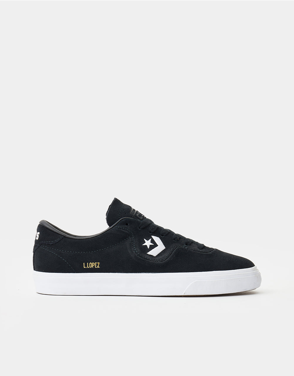 Converse Louie Lopez Pro Ox Skate Shoes - Black/Black/White