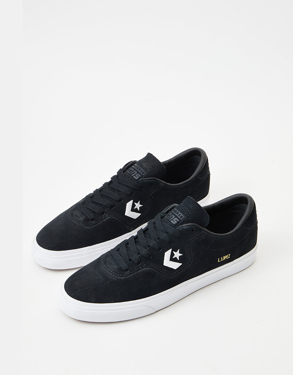 Converse Louie Lopez Pro Ox Skate Shoes - Black/Black/White
