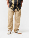 Route One Relaxed Fit Big Wale Cords - Stone