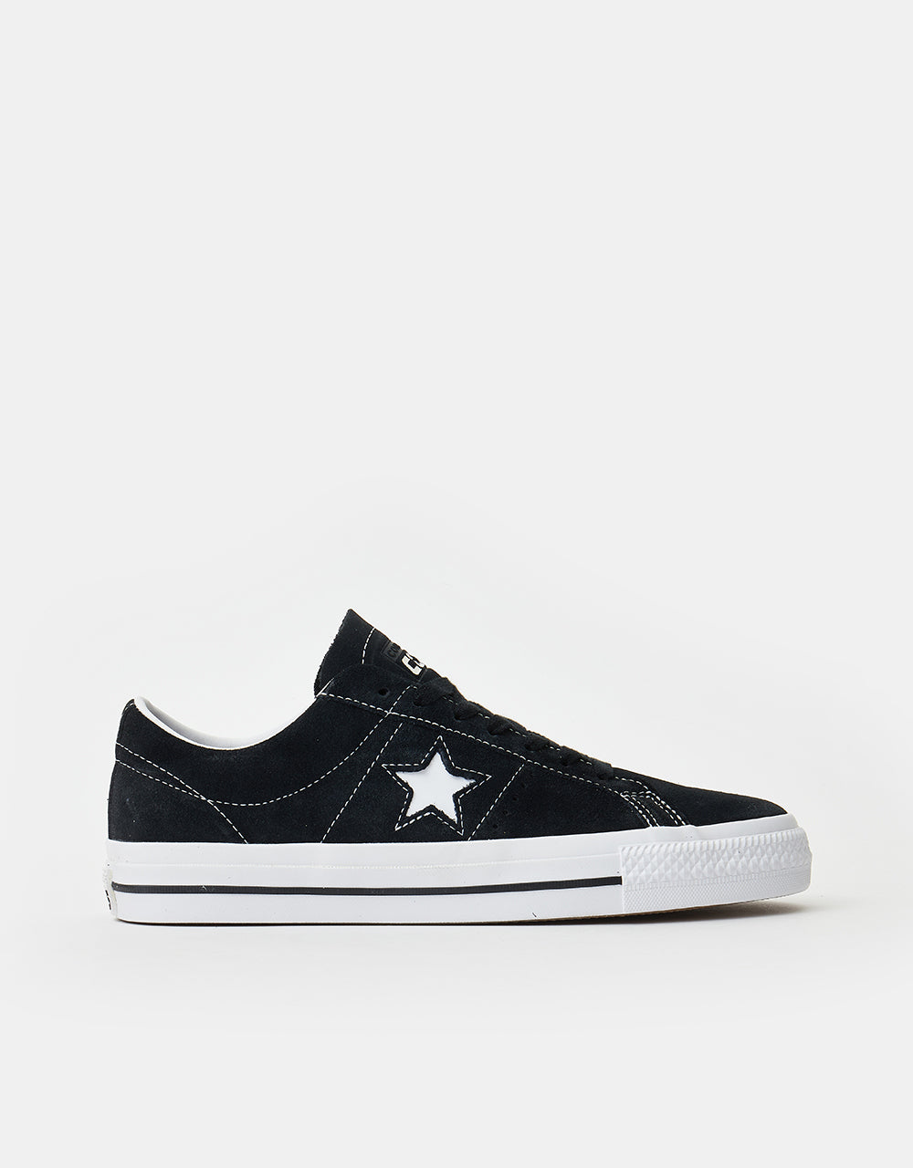 Converse One Star Pro Ox Skate Shoes - Black/White/White