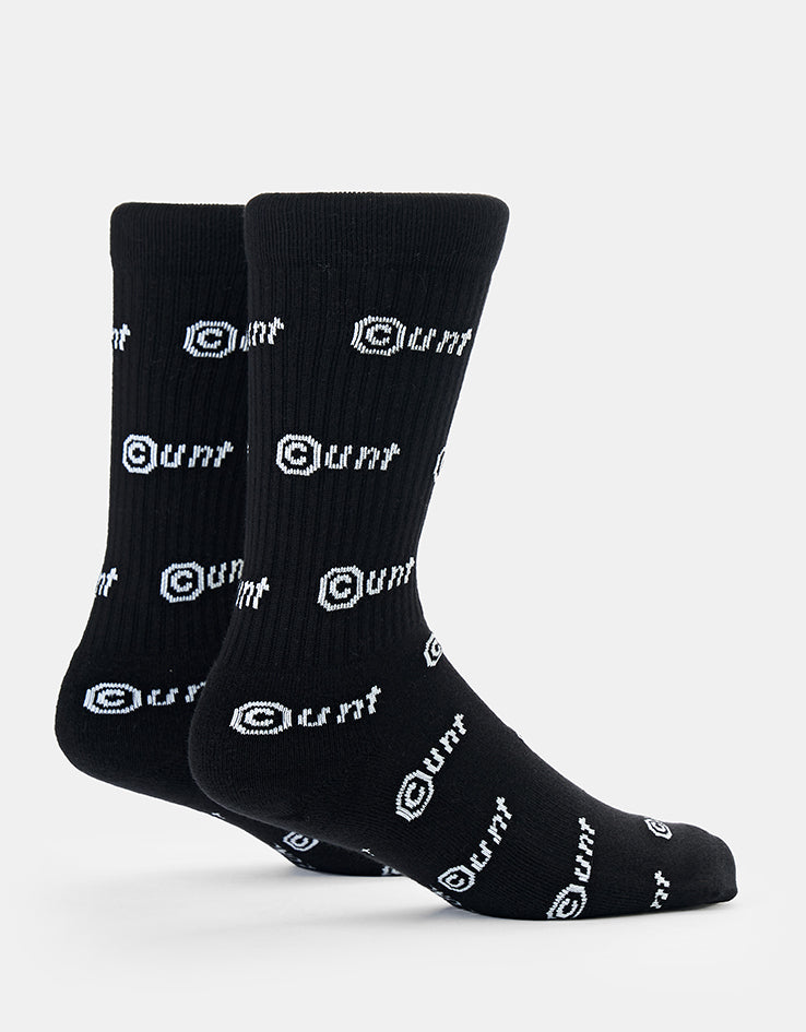Route One C-UNT Crew Socks - Black