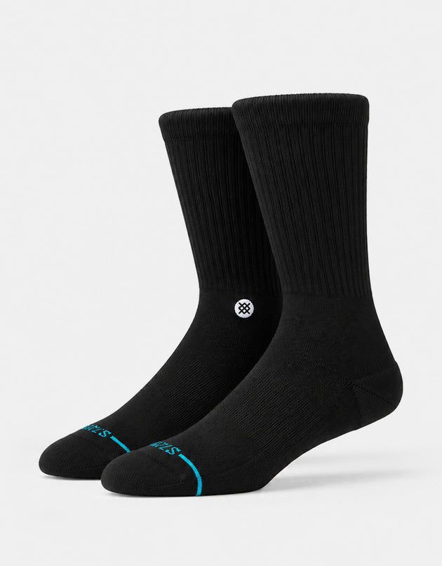 Stance Icon Classic Crew Socks - Black
