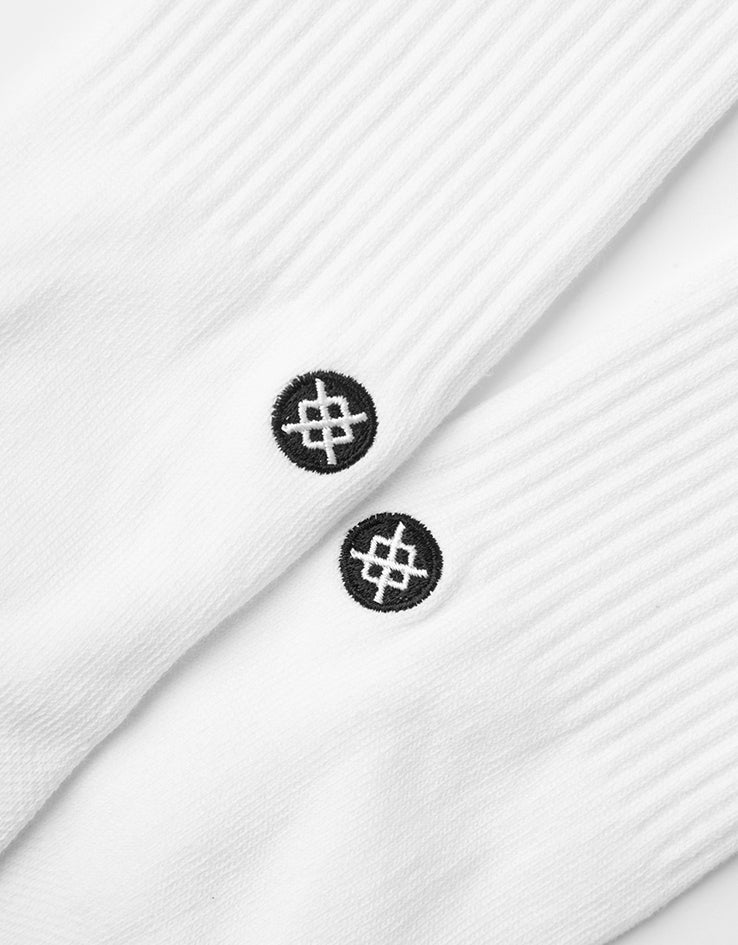 Stance Icon Classic Crew Socks - White
