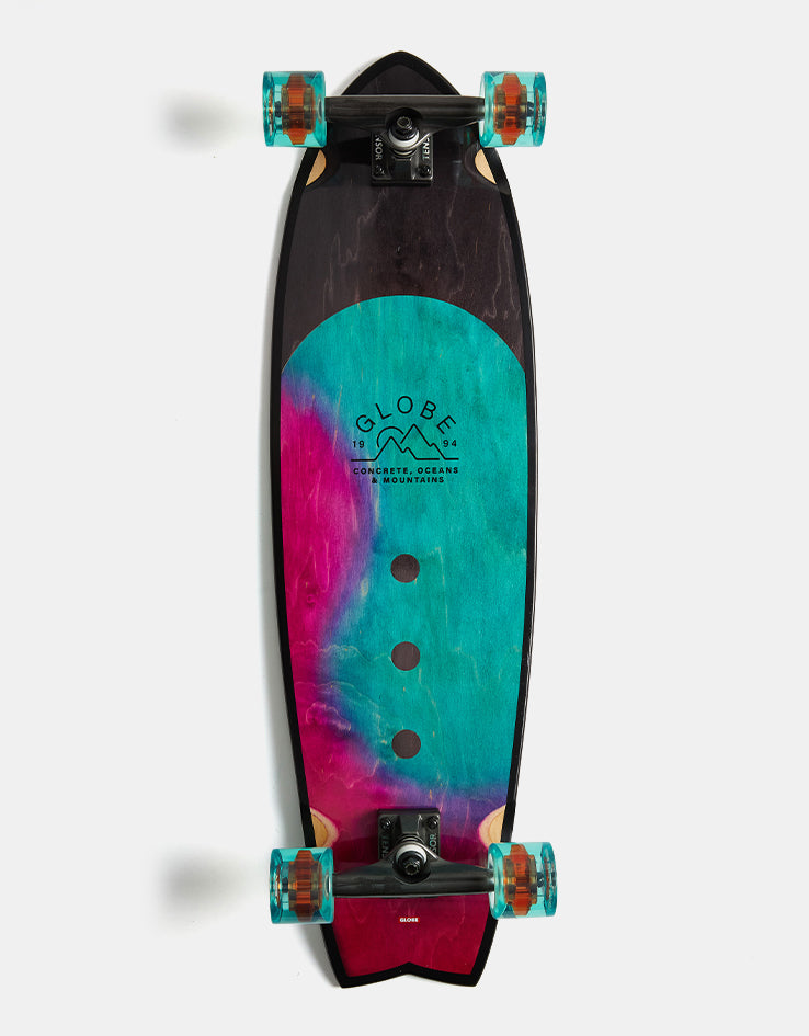 Globe Chromantic Washed Aqua Cruiser Skateboard - 9.5"