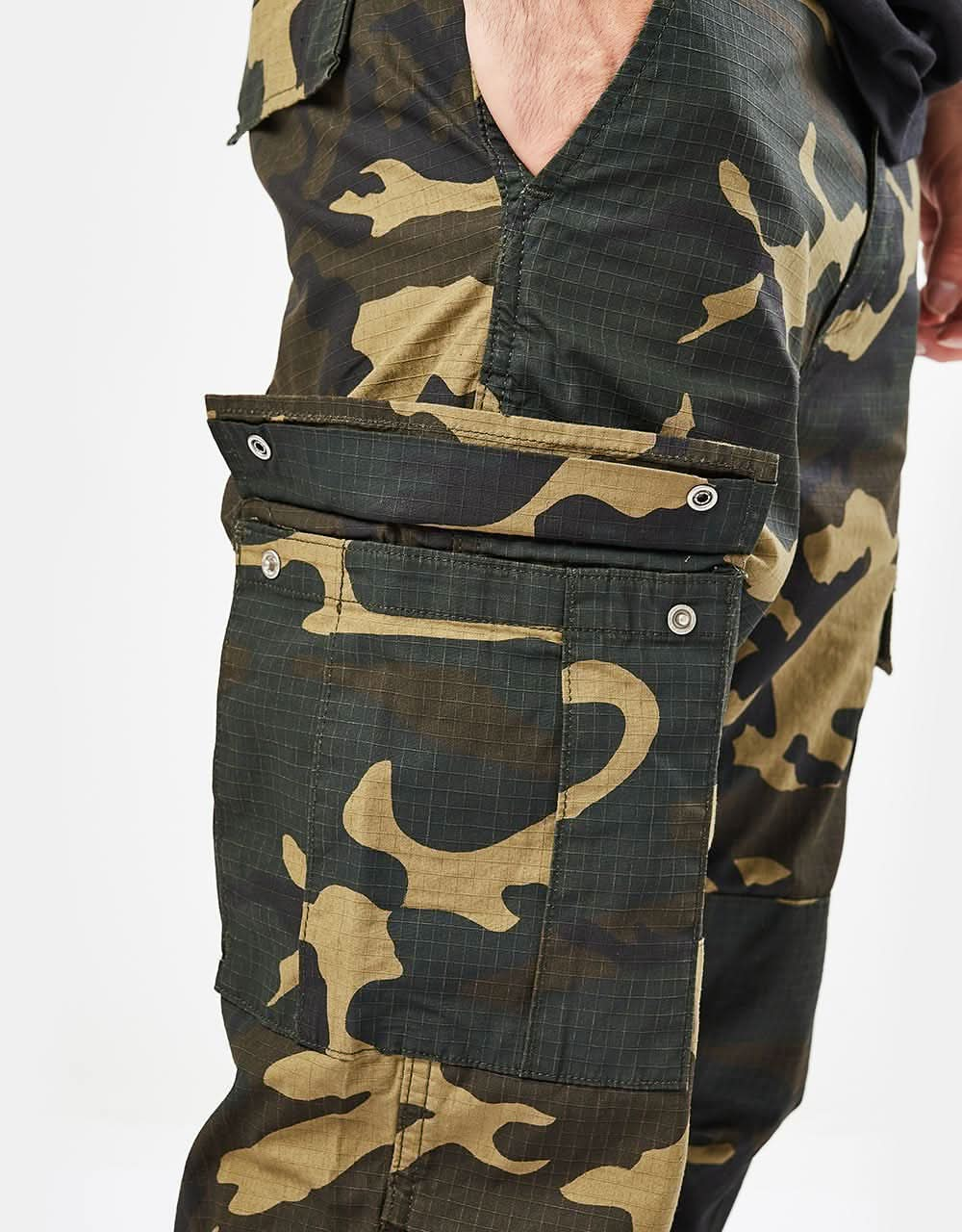 Carhartt WIP Aviation Pant - Camo Laurel (Rinsed)