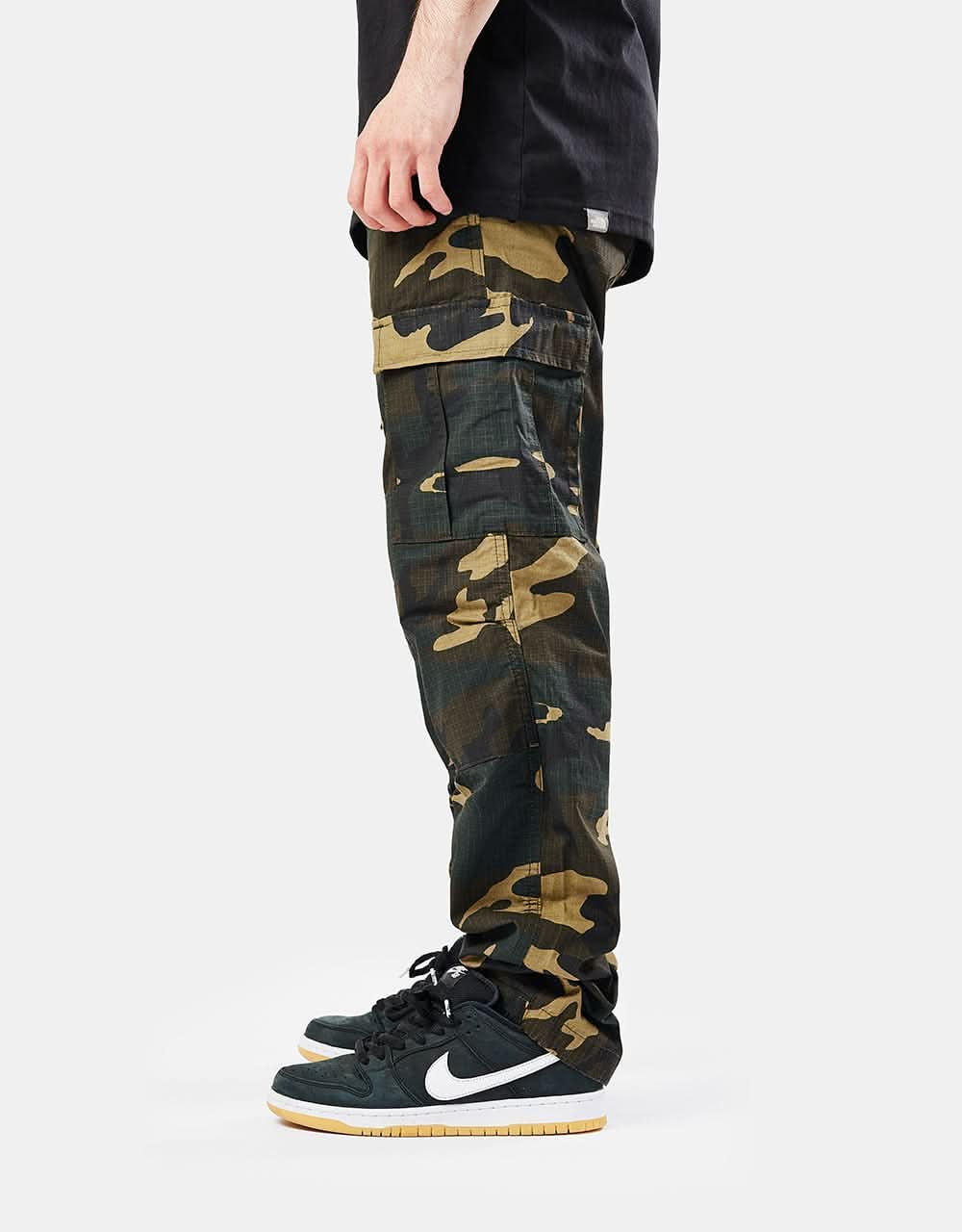 Carhartt WIP Aviation Pant - Camo Laurel (Rinsed)