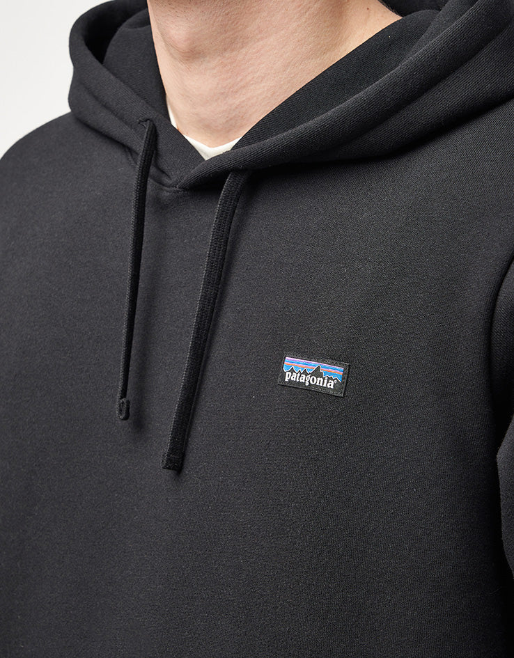 Patagonia P-6 Logo Uprisal Pullover Hoodie - Black