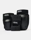 REKD Heavy Duty Junior Triple Pad Set - Black