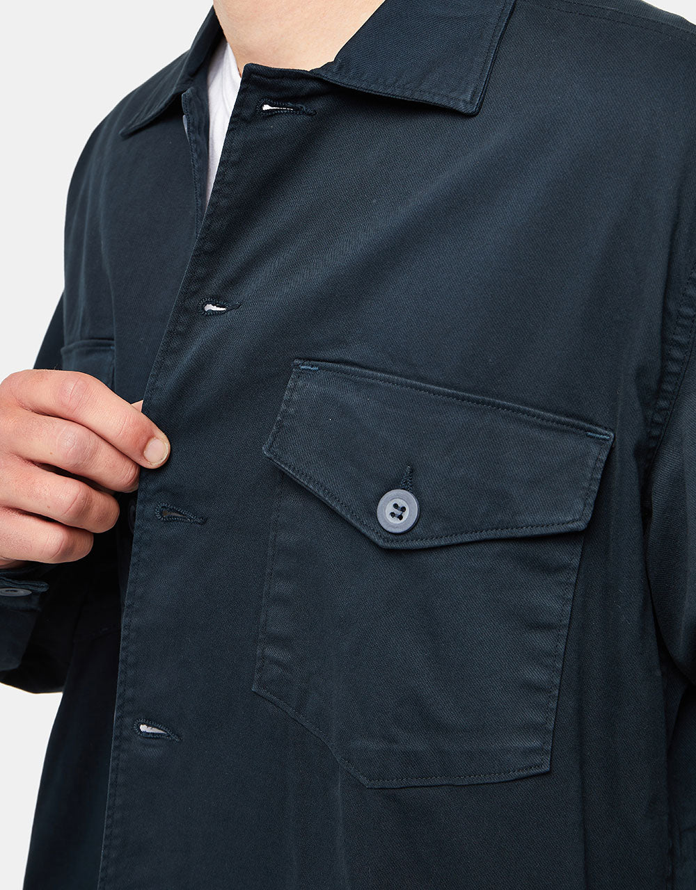 Route One Military Shirt - Navy