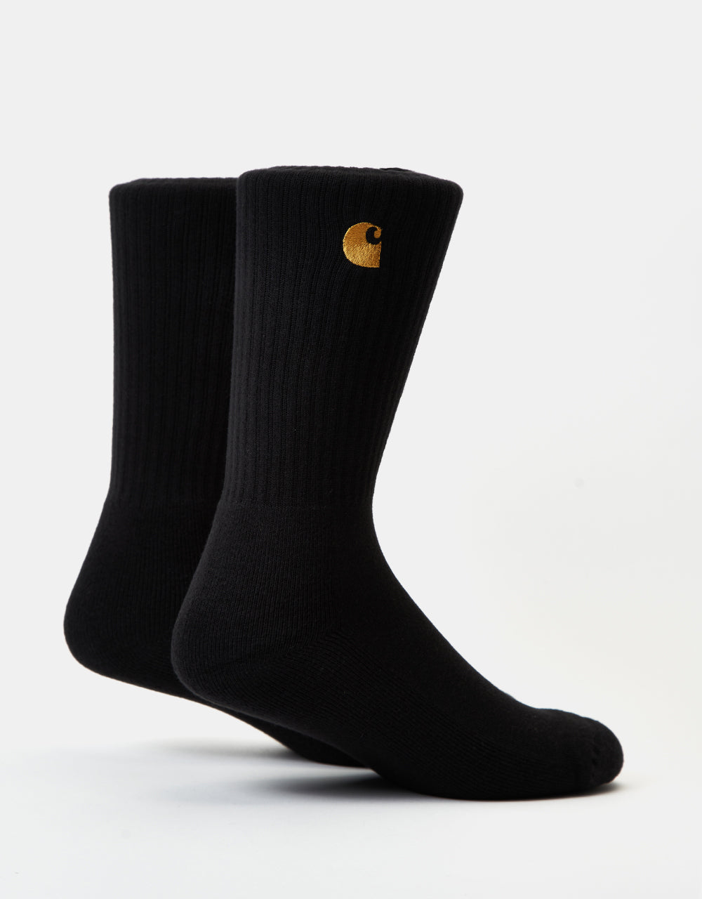 Carhartt WIP Chase Socks - Black/Gold