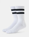 Route One Classic Crew Socks - White/Black