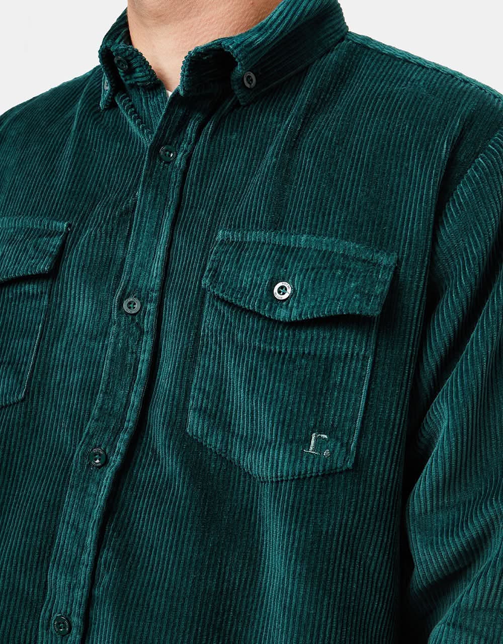 VAUDE Men's Gorty Shirt - Soft Cotton Blend Hiking & Casual Shirt, Eco-Friendly Recycled Polyester