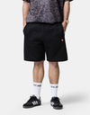 Carhartt WIP Chase Sweat Shorts - Black/Gold
