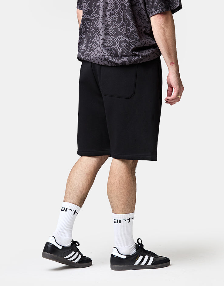 Carhartt WIP Chase Sweat Shorts - Black/Gold