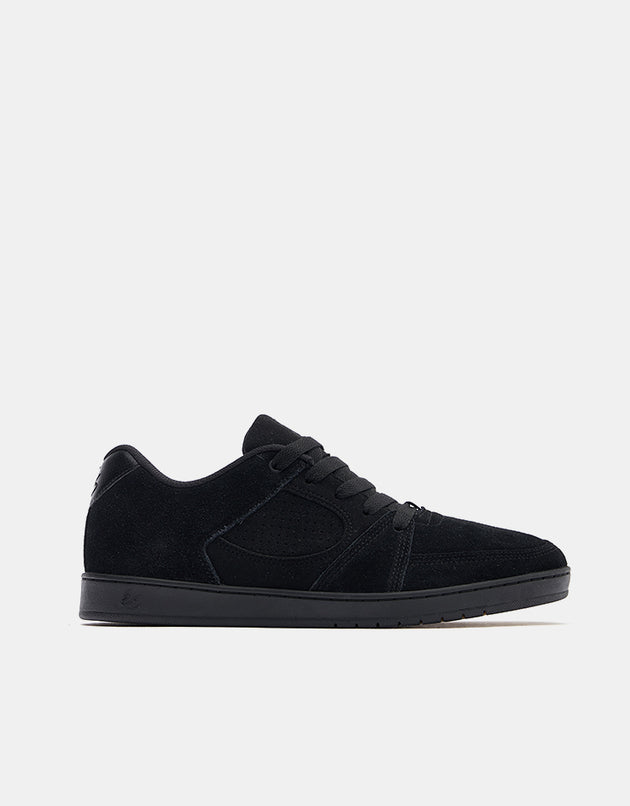 éS Accel Slim Skate Shoes - Black/Black/Black