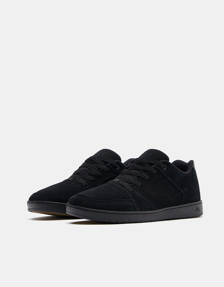 éS Accel Slim Skate Shoes - Black/Black/Black