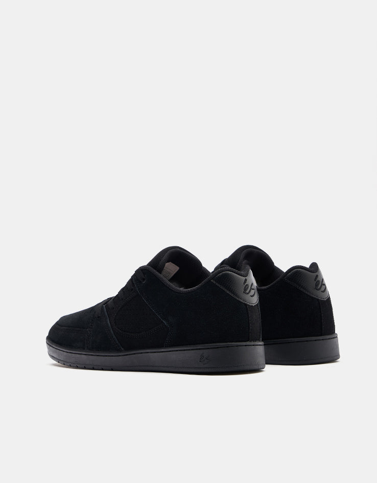 éS Accel Slim Skate Shoes - Black/Black/Black