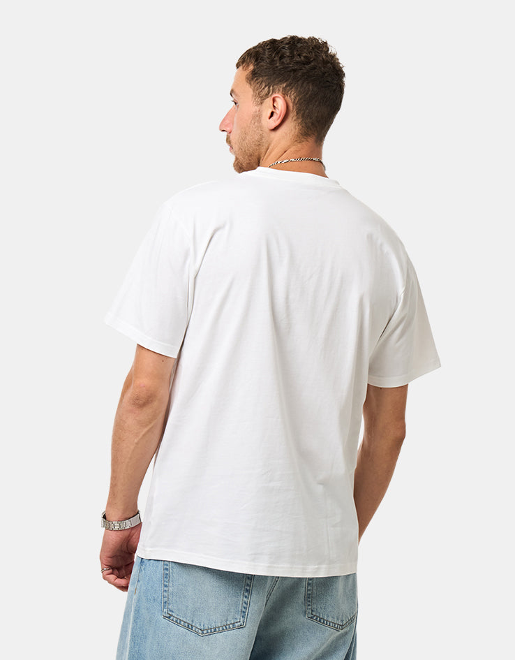 Carhartt WIP S/S Script T-Shirt - White/Black