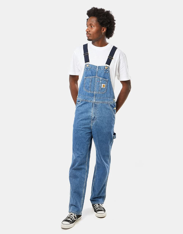 Carhartt WIP Bib Overall - Blue (Stone Washed)