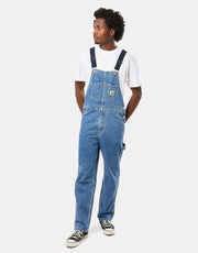 Carhartt WIP Bib Overall - Blue (Stone Washed)