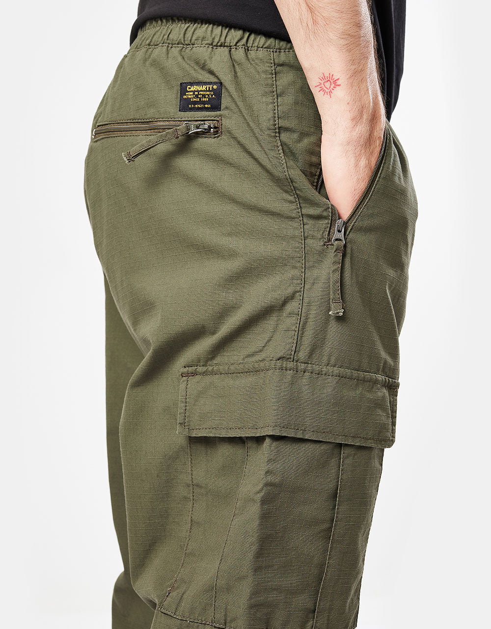 Carhartt WIP Cargo Jogger - Cypress (Rinsed)