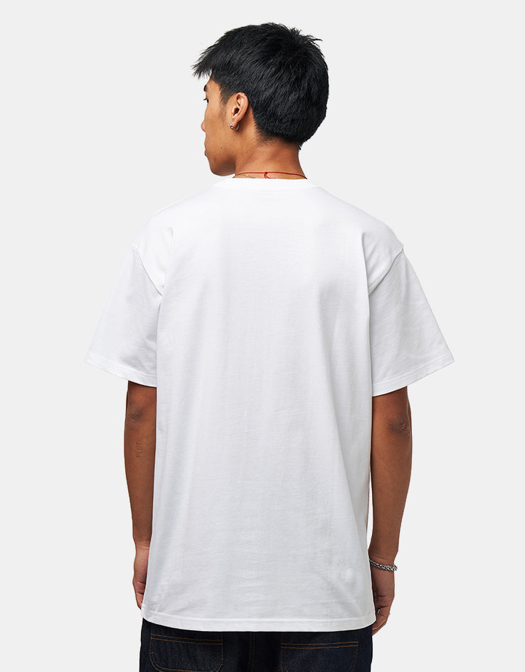 Carhartt WIP S/S Chase T-Shirt - White/Gold